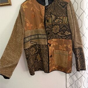 Women's Multicolor Patchwork Jacket